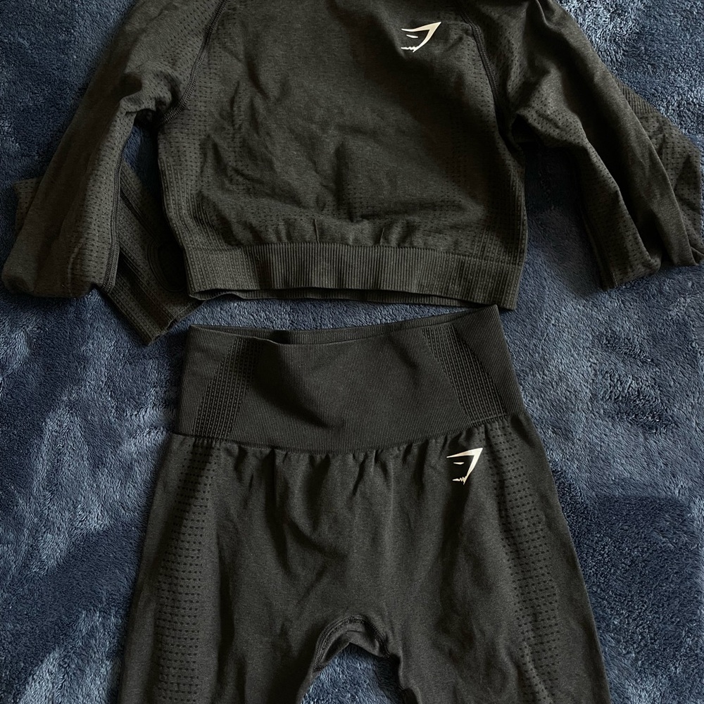 Gymshark Black Workout Set
